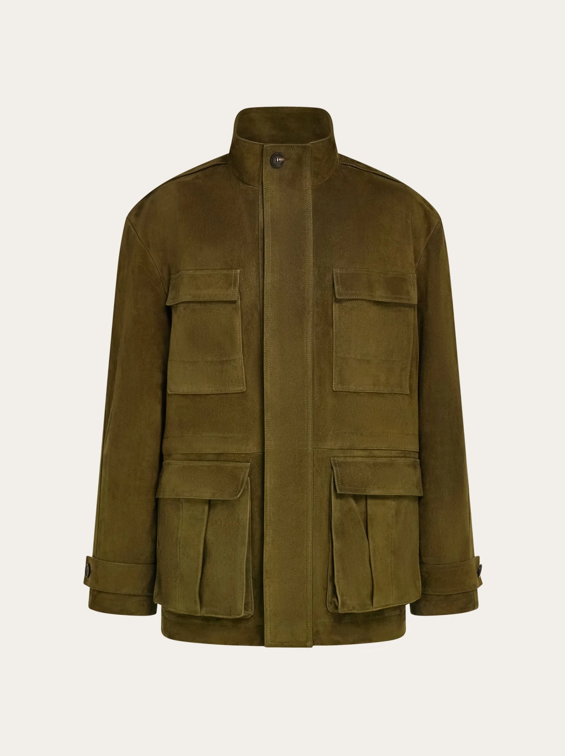 Suede safari jacket - 1