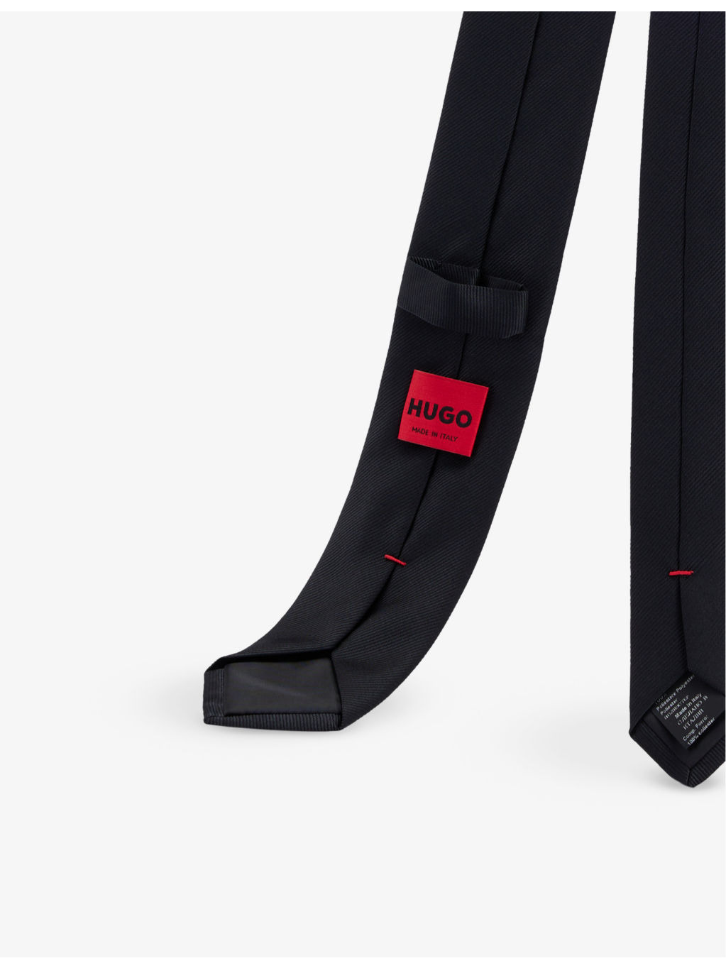 Logo-embroidered jacquard woven tie - 4