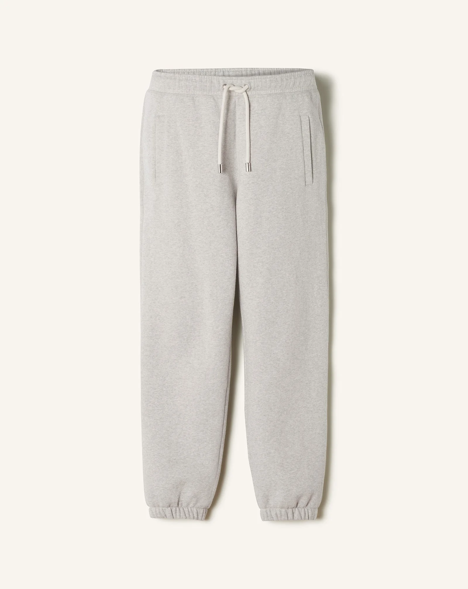 COTTON FLEECE AND CASHMERE JOGGING PANTS - 1