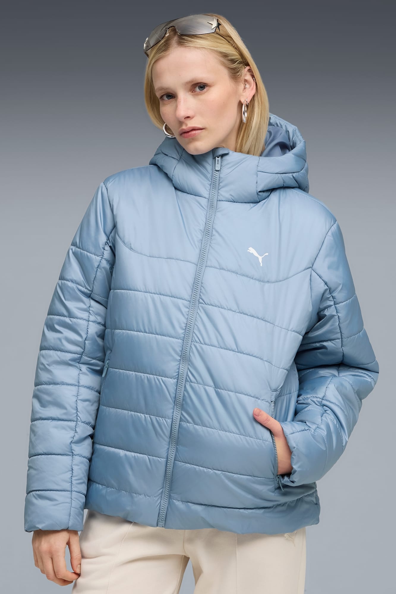 ESS Hooded Padded Jacket Women - 3