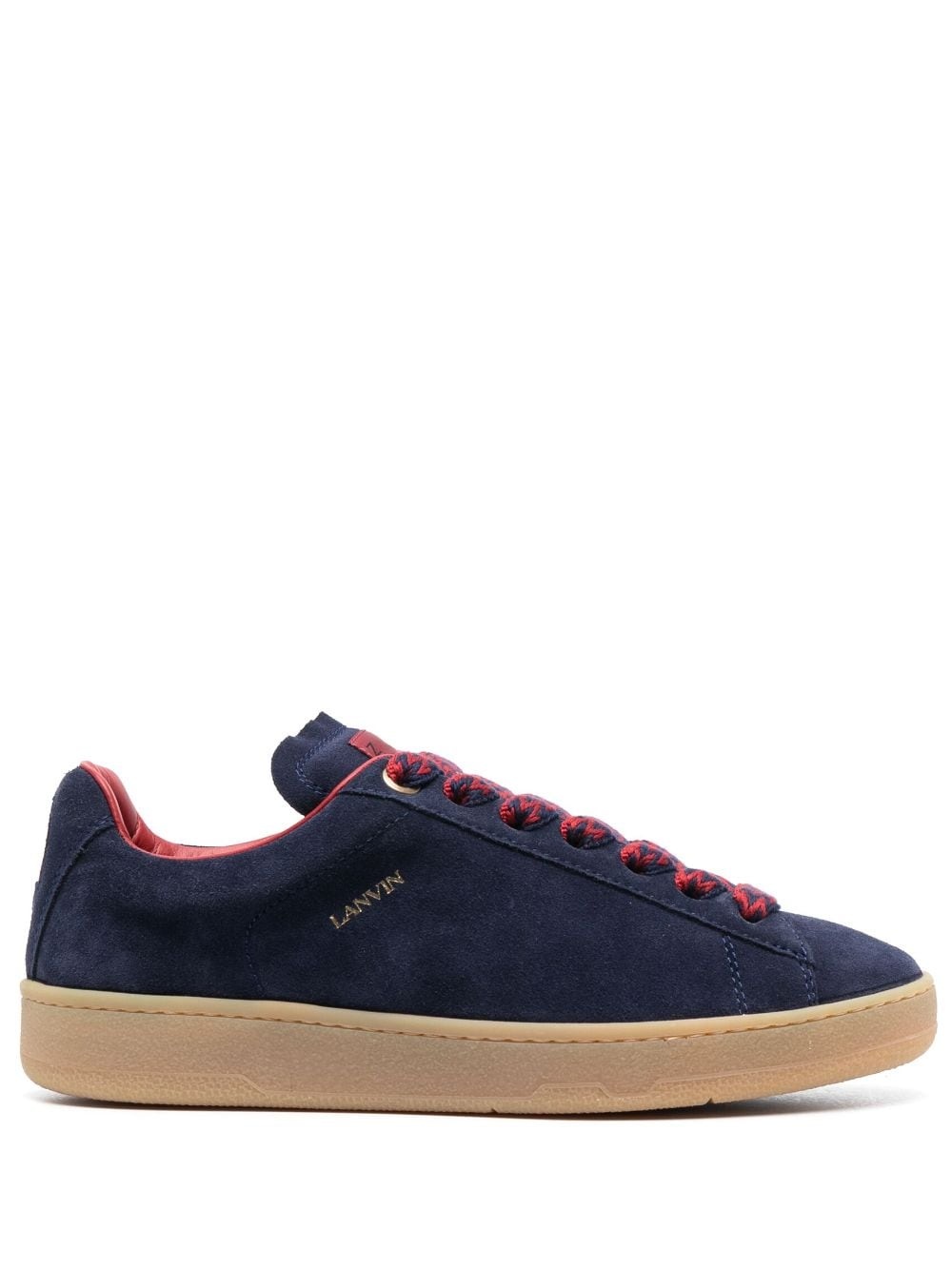 lace-up low-top sneakers - 1