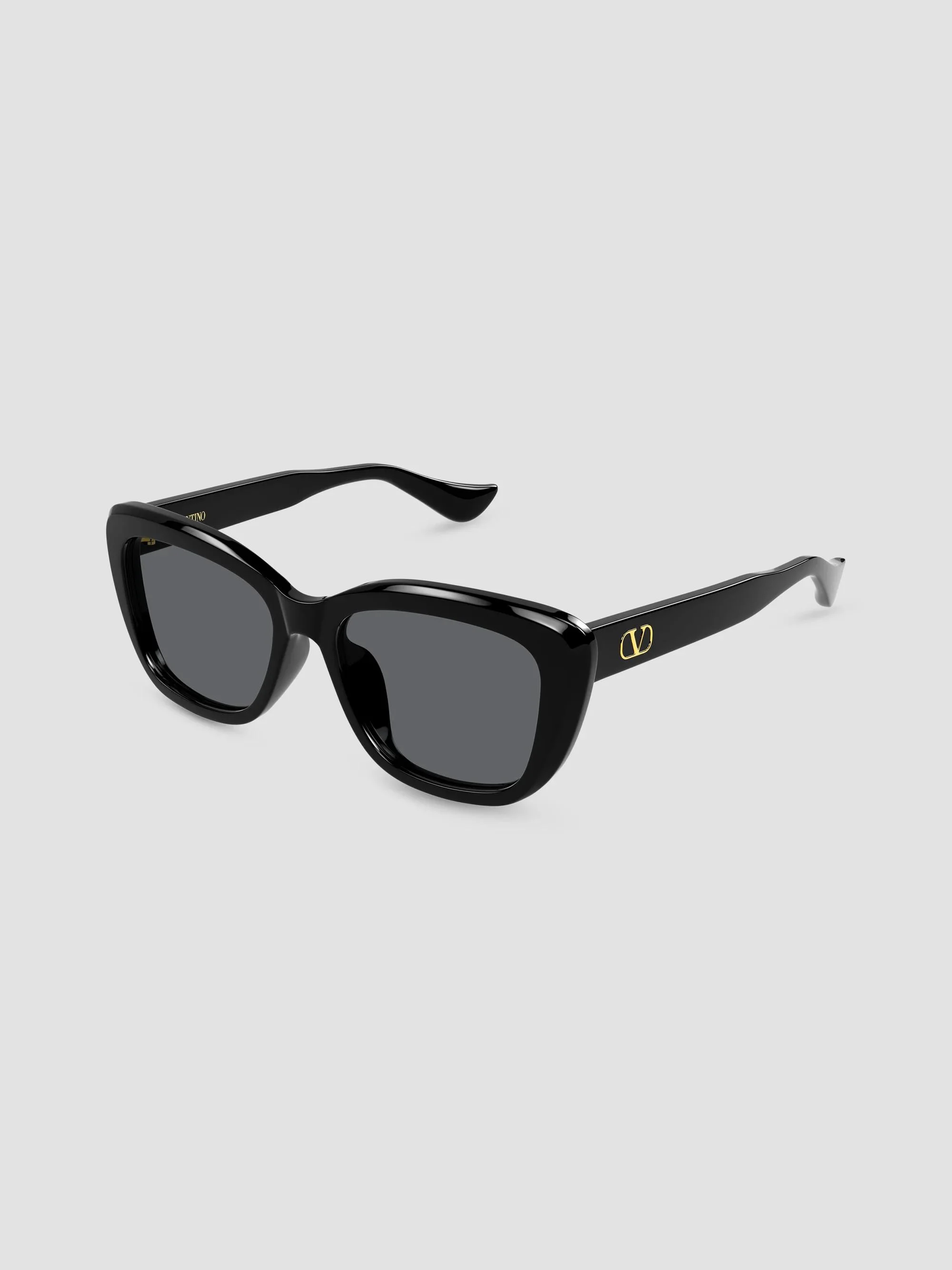 Women's VLogo 56MM Icon Butterfly Sunglasses - Black - 1
