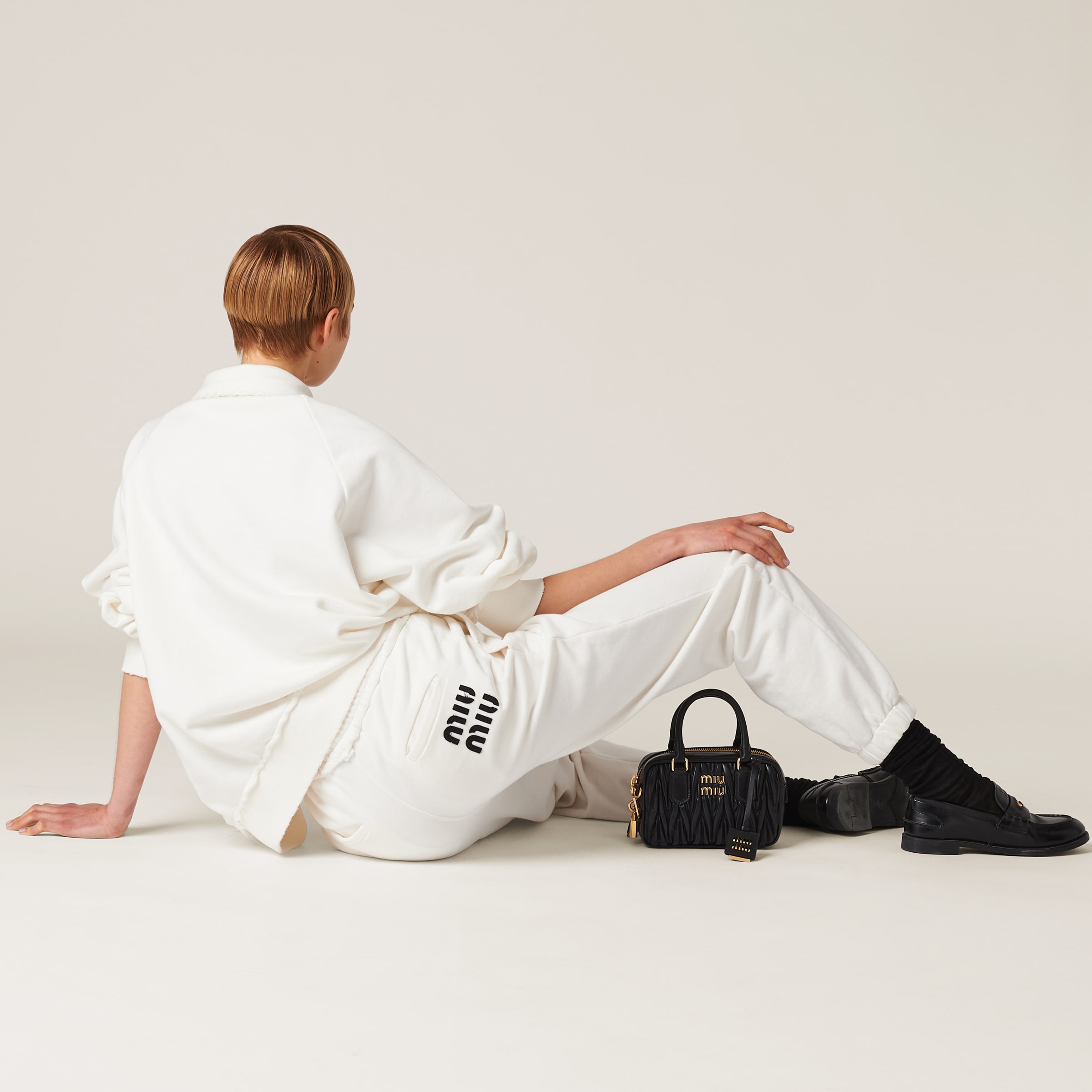 Embroidered cotton pants - 4