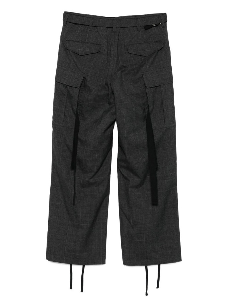 sacai belted cargo trousers outlook