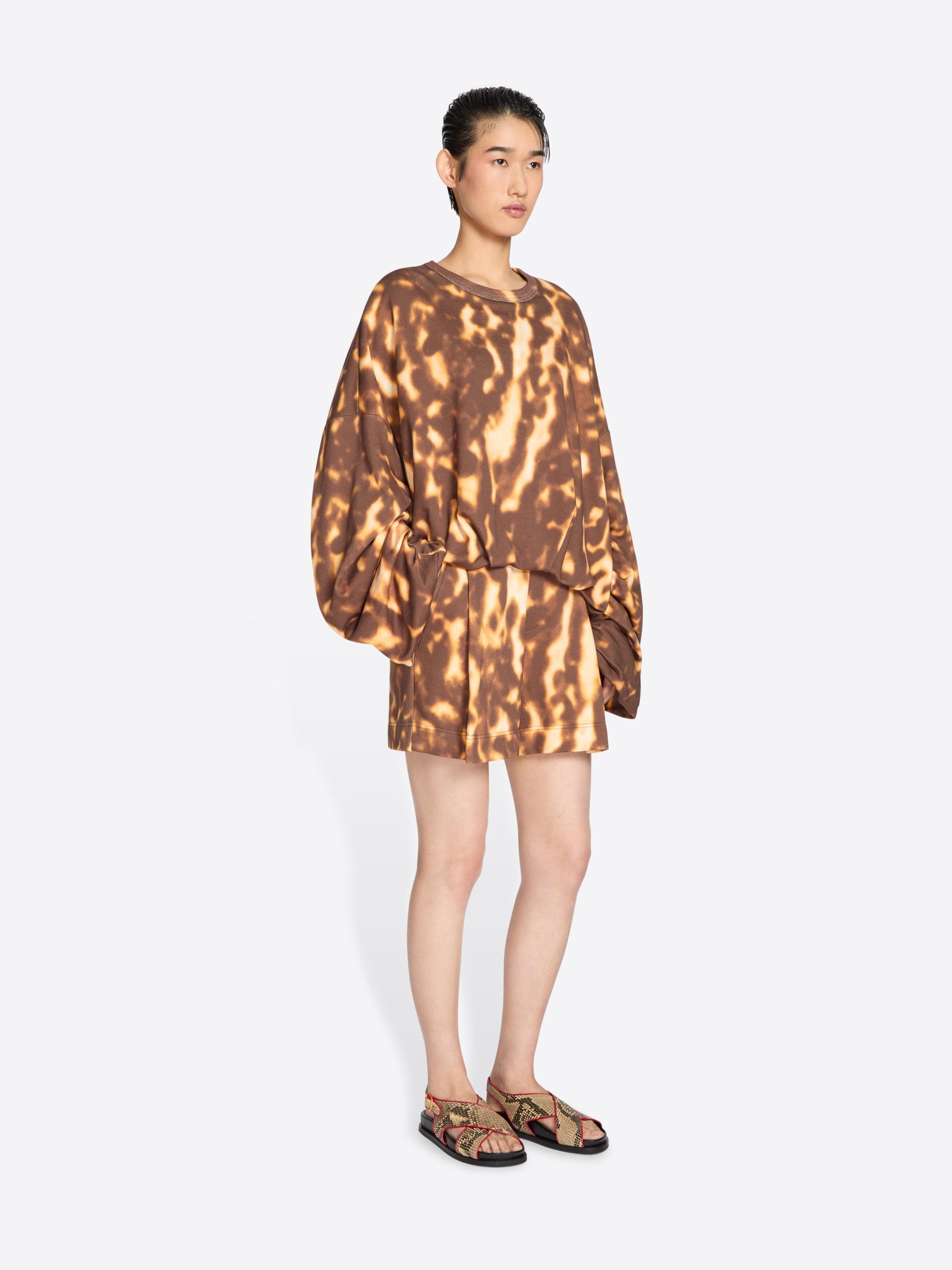 DRAPED SWEATSHIRT - 3