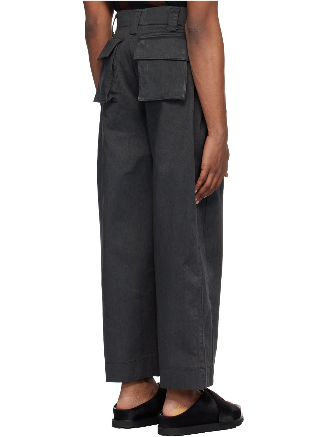 SSENSE Exclusive Gray Cargo Pants - 3