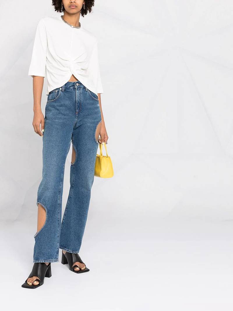 Ambush short-sleeved gathered T-shirt outlook