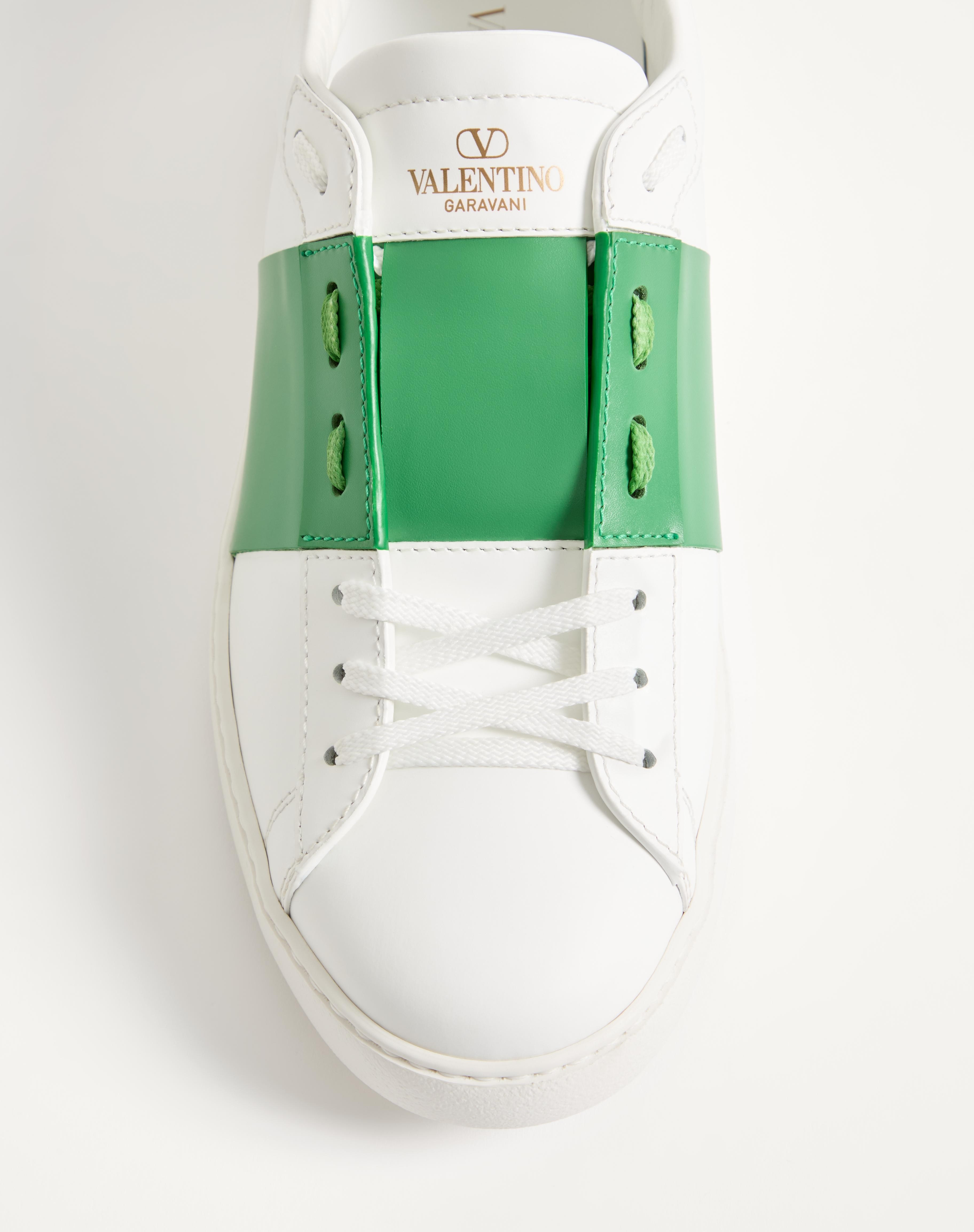 CALFSKIN OPEN SNEAKER - 7