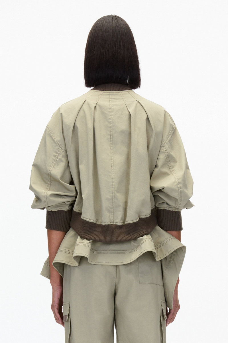 Layered Flounce Bomber Jacket 5