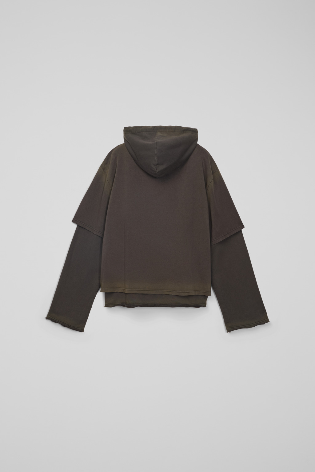 Faded black Organic Cotton Hoodie - 4