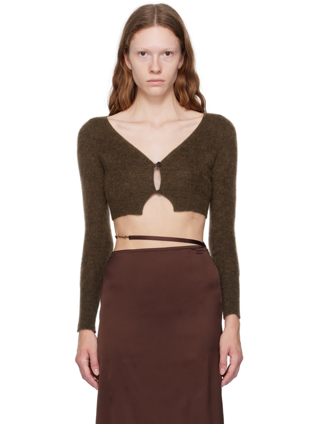 Brown Le Chouchou 'Le Cardigan Alzou' Cardigan - 1