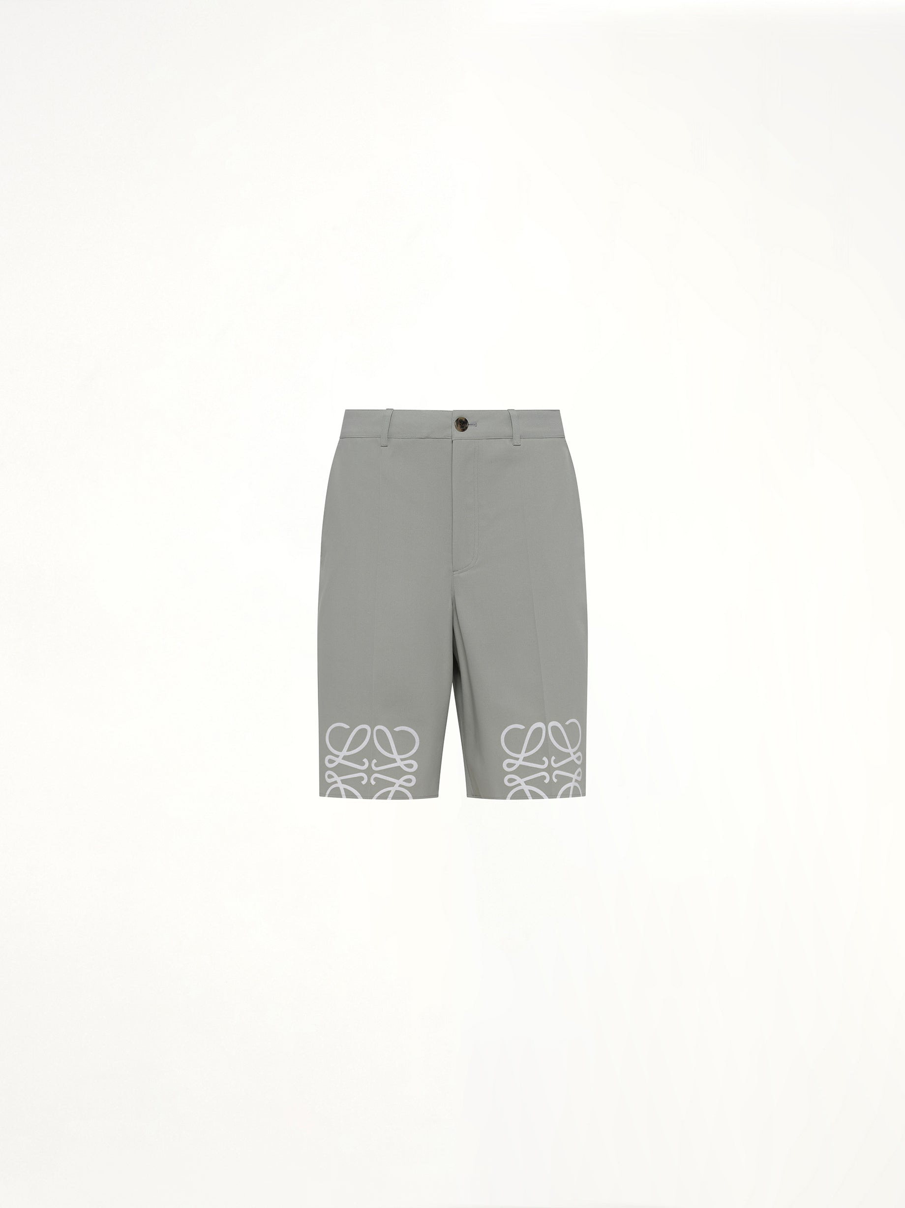 Anagram Shorts in Light Grey - 2