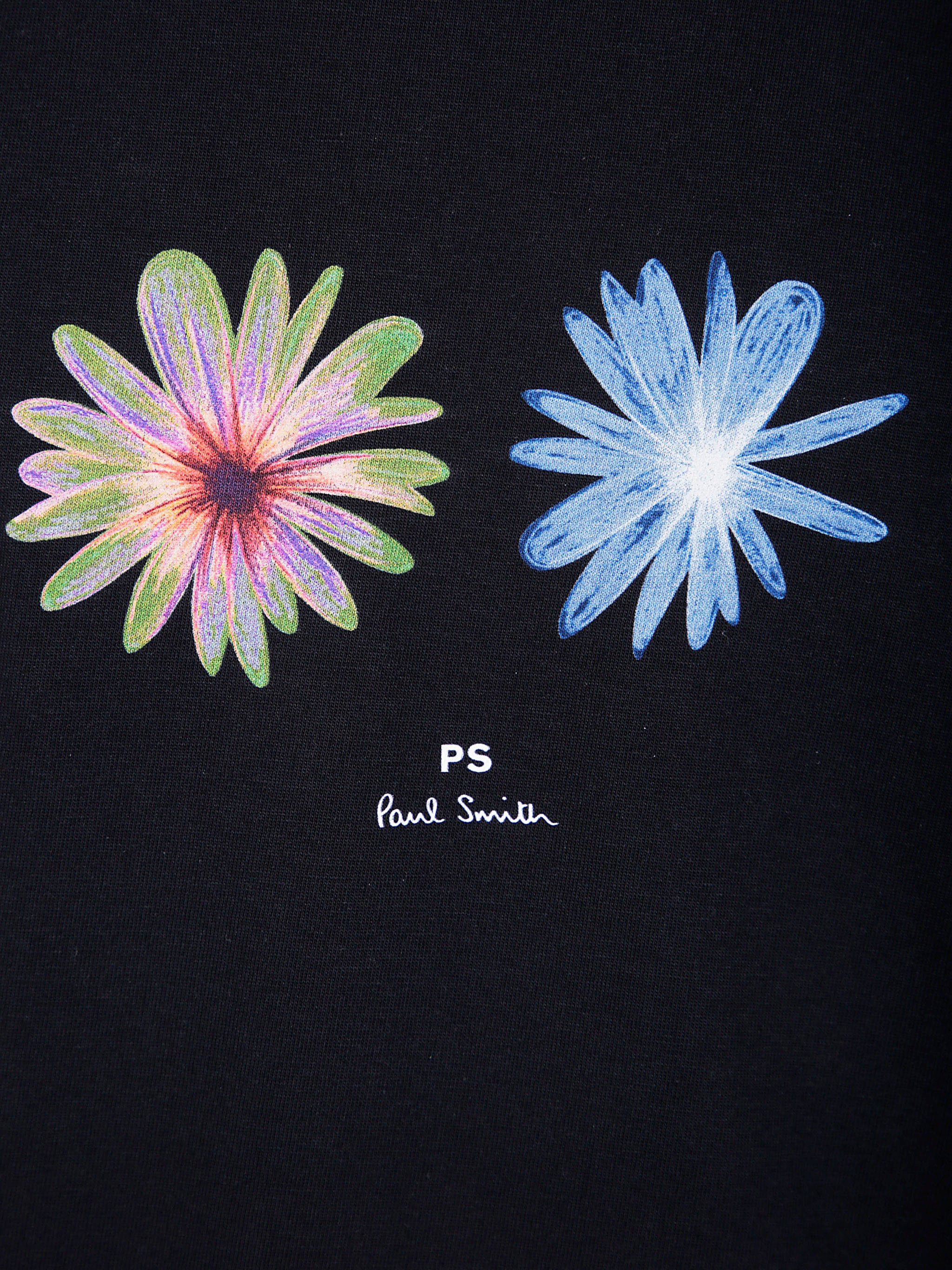 Paul Smith Men Mens Casual Fit Ss T Shirt Flowers - 6
