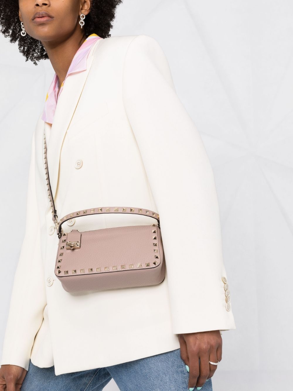 Rockstud-embellishment tote bag - 3