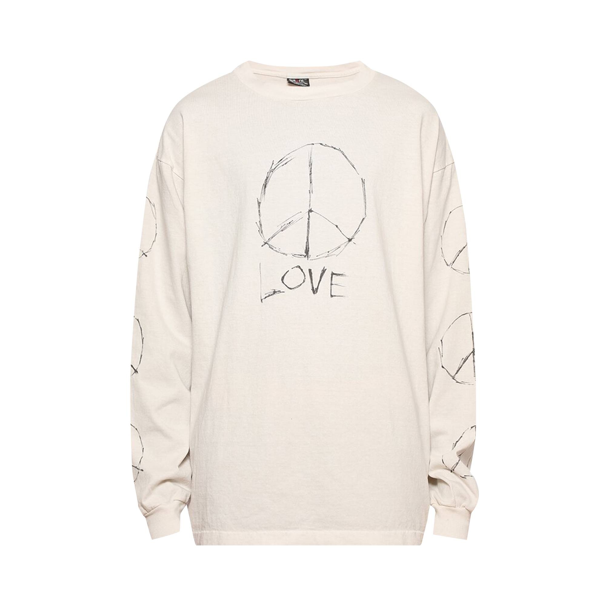 SAINT M×××××× Saint Michael Love Long-Sleeve Tee 'White