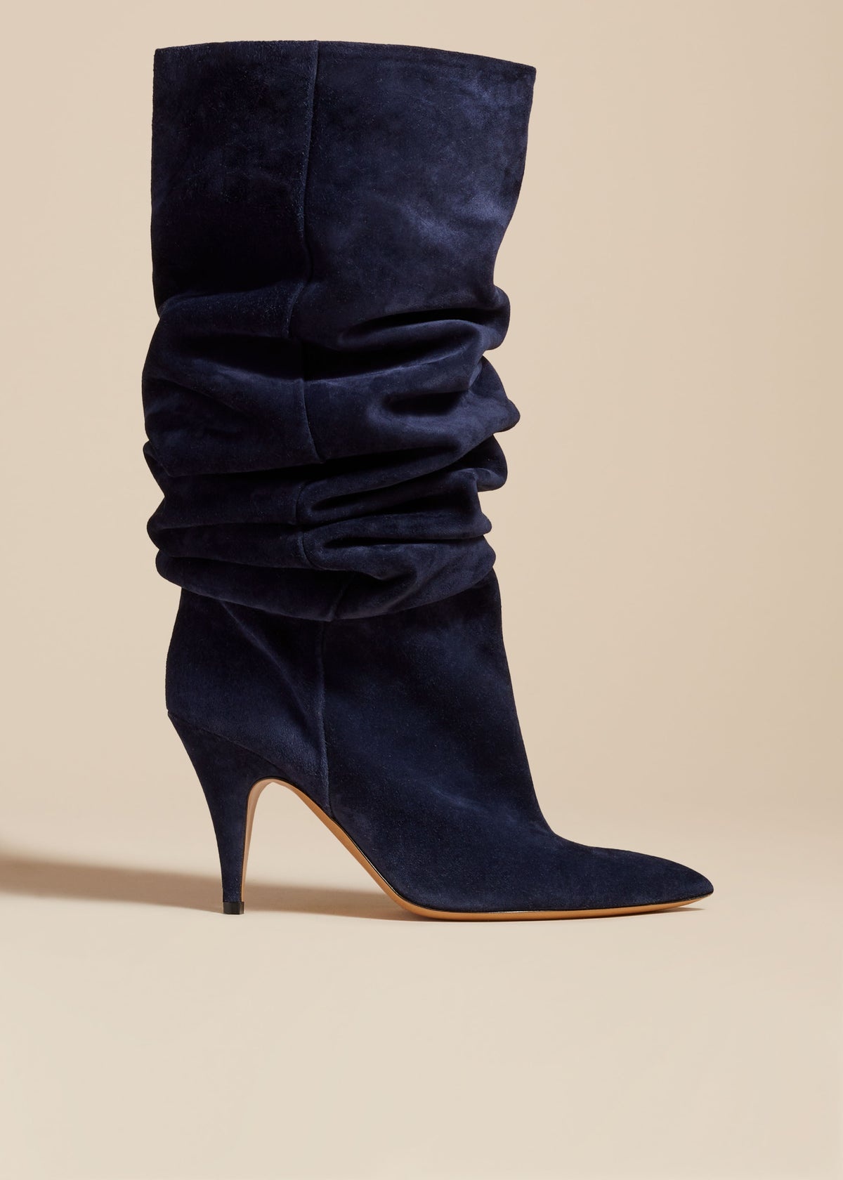 The River Knee-High Boot in Midnight Suede - 1