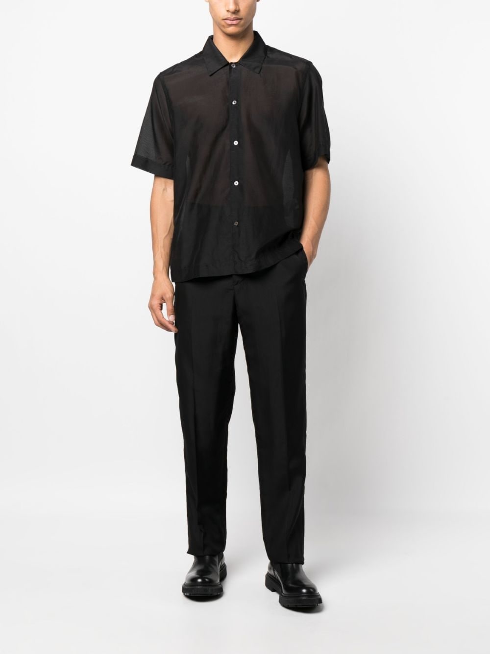 straight-leg tailored trousers - 2
