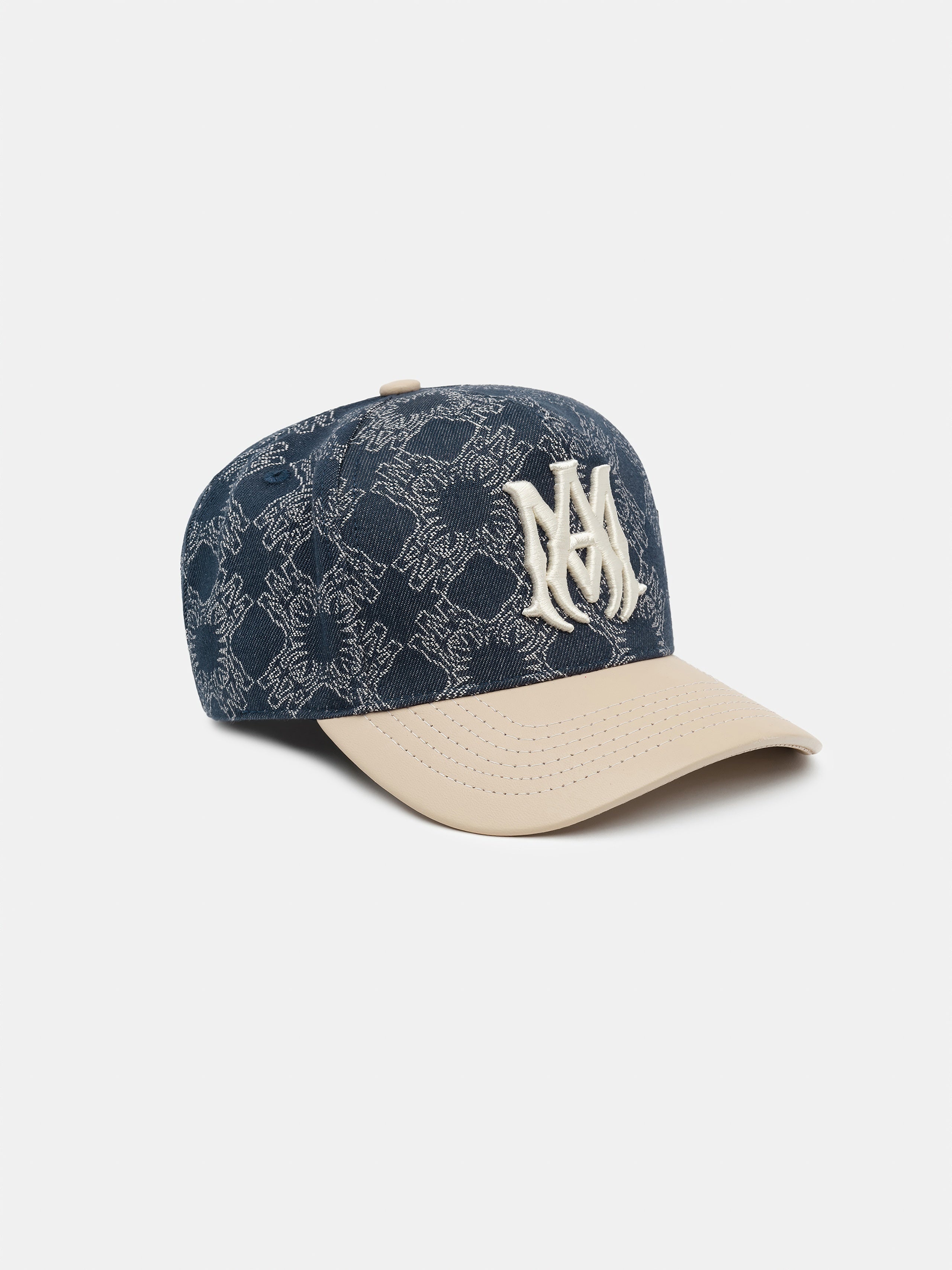 MA LEATHER BRIM DENIM HAT - 2
