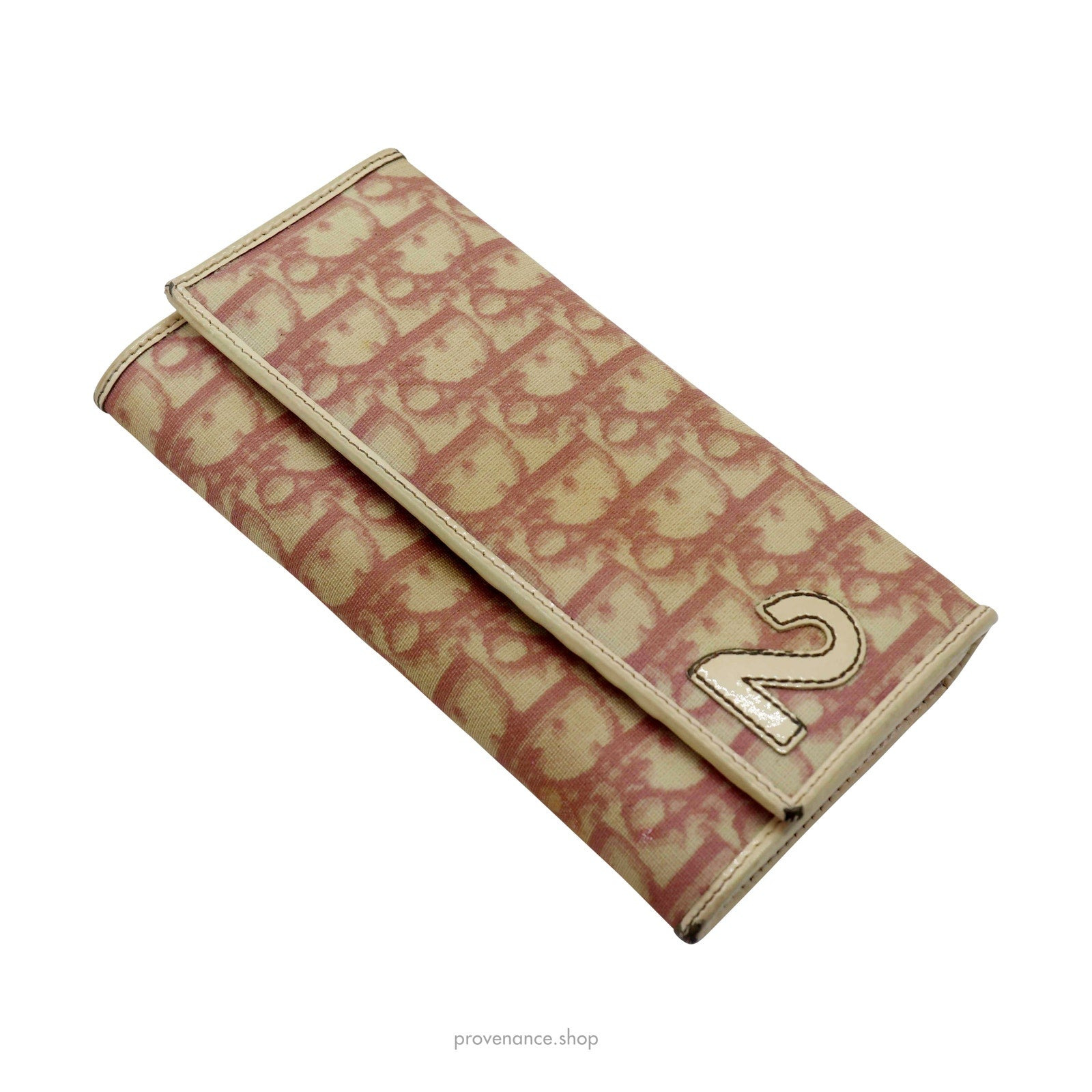 Dior  Long Wallet - Dior Trotter Oblique 2 Pink - 4
