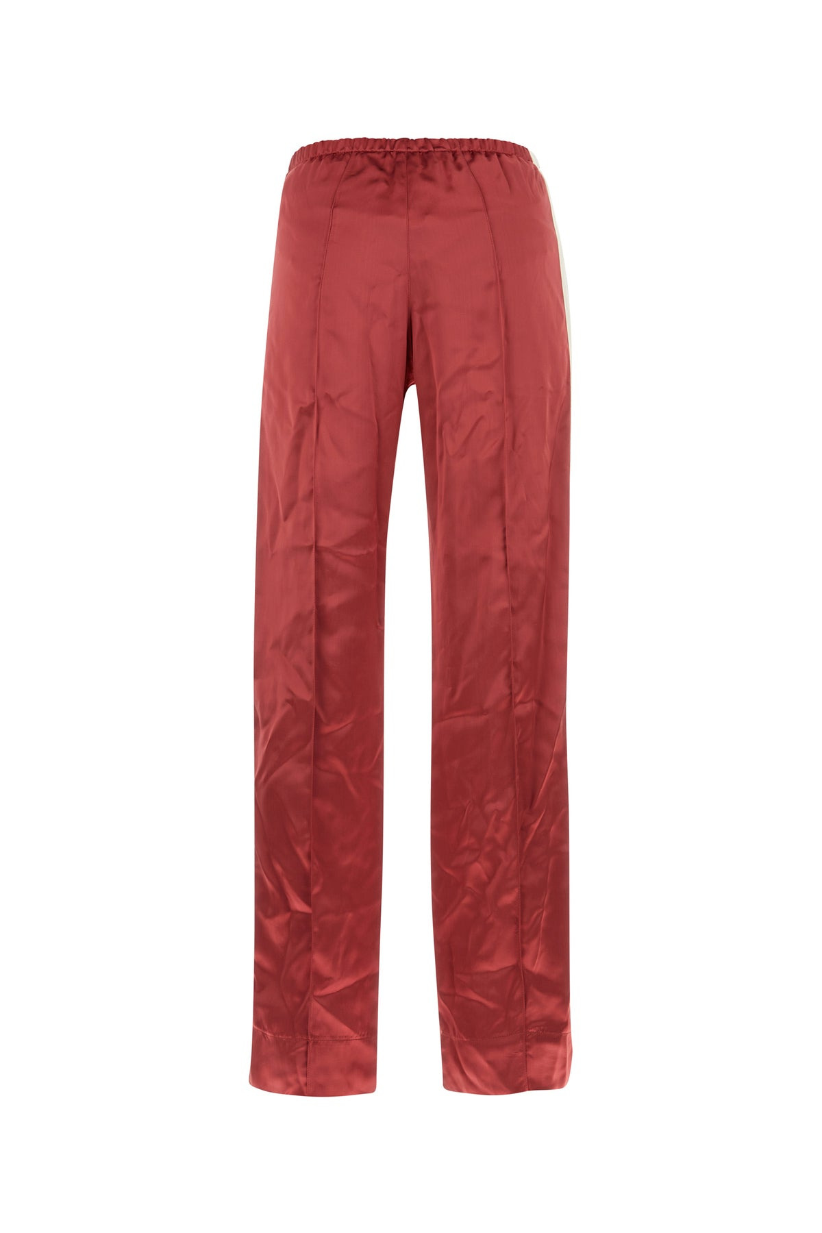 Tyrian purple viscose pant - 2