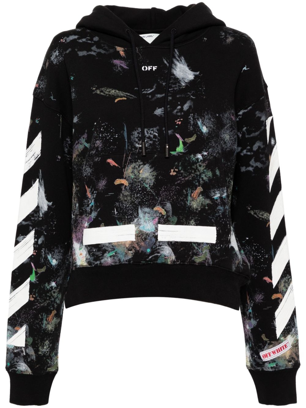 graphic-printed hoodie - 1
