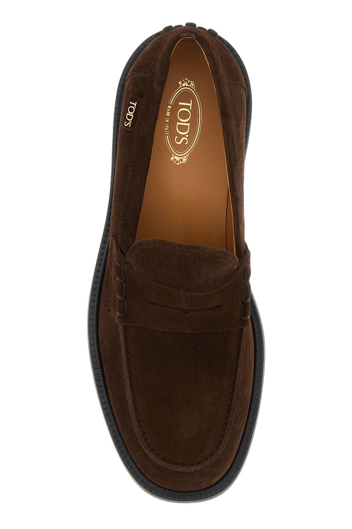 Brown suede loafers - 4