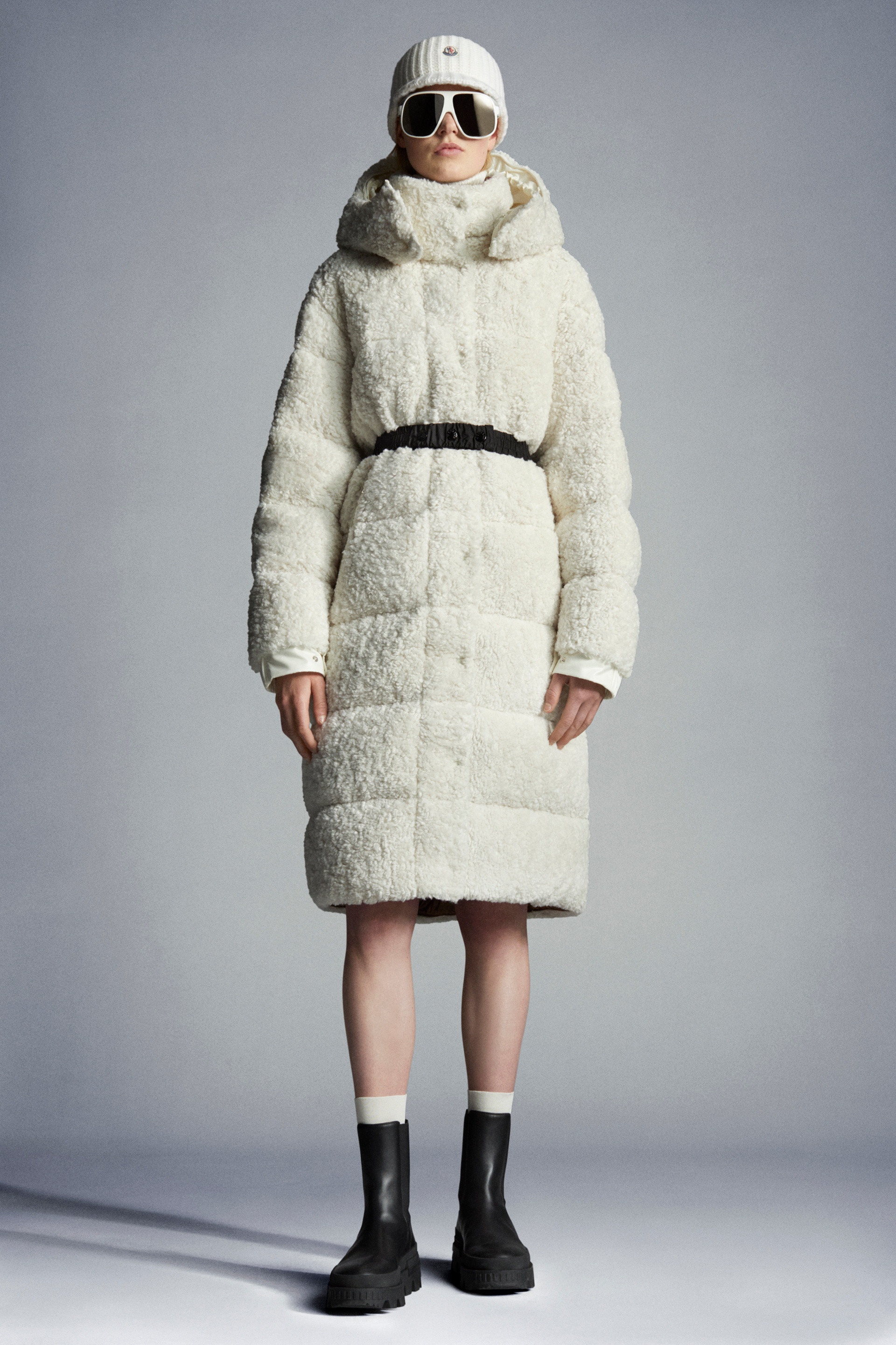 Moncler Hainardia Long Down Jacket | REVERSIBLE
