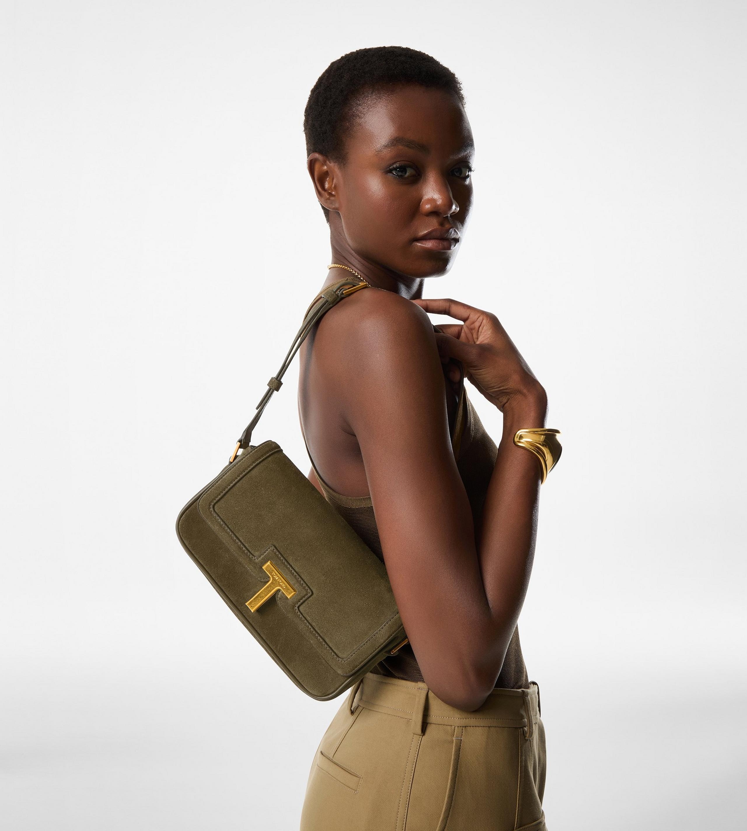 SUEDE WALLIS E/W SHOULDER BAG - 5
