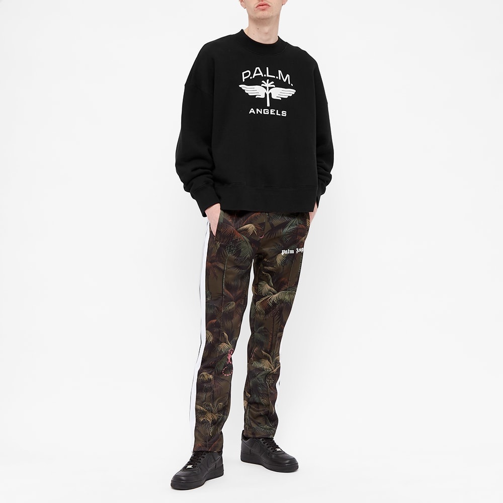 Palm Angels Military Wings Logo Crew Sweat - 6