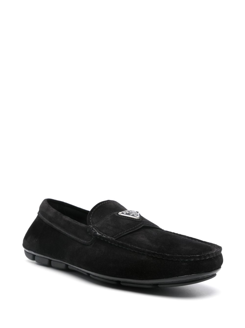 logo-plaque loafers - 2