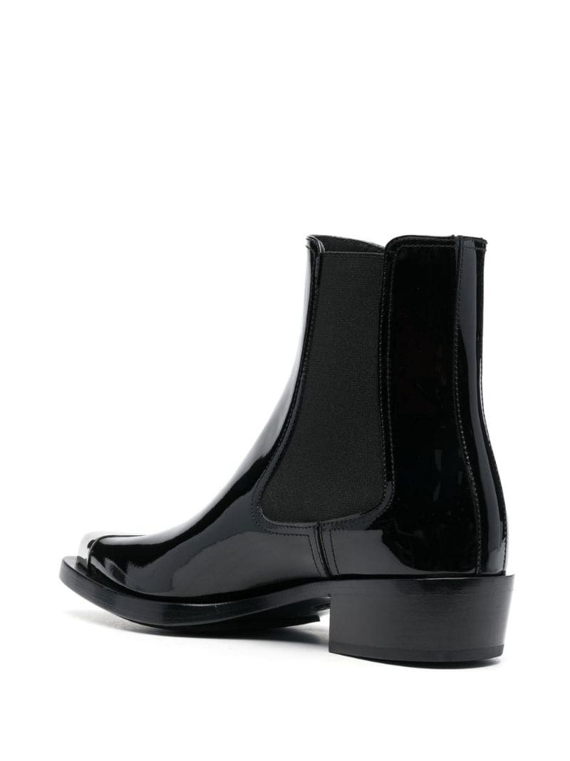 patent ankle boots - 3