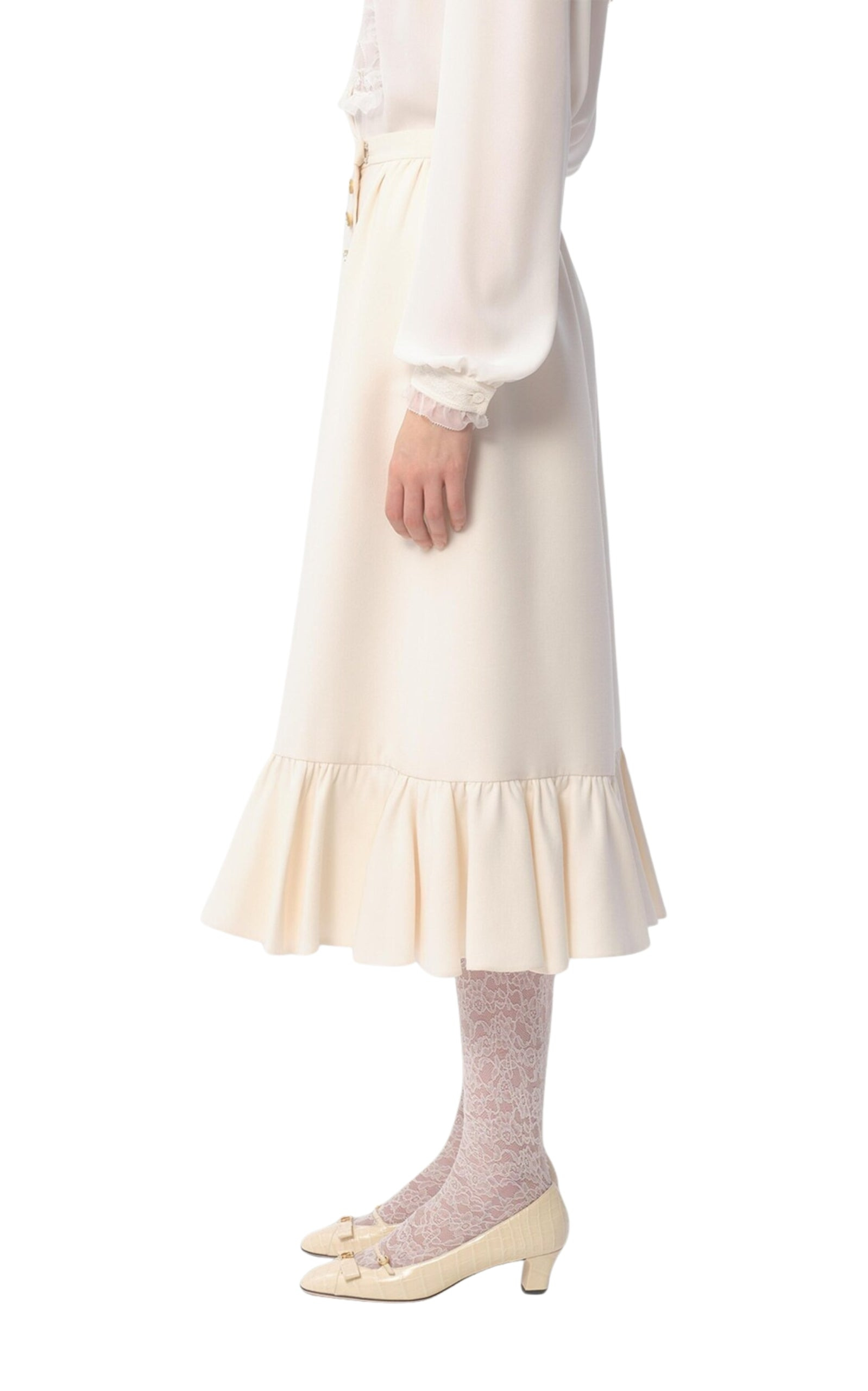 Crepe Couture Skirt - 4