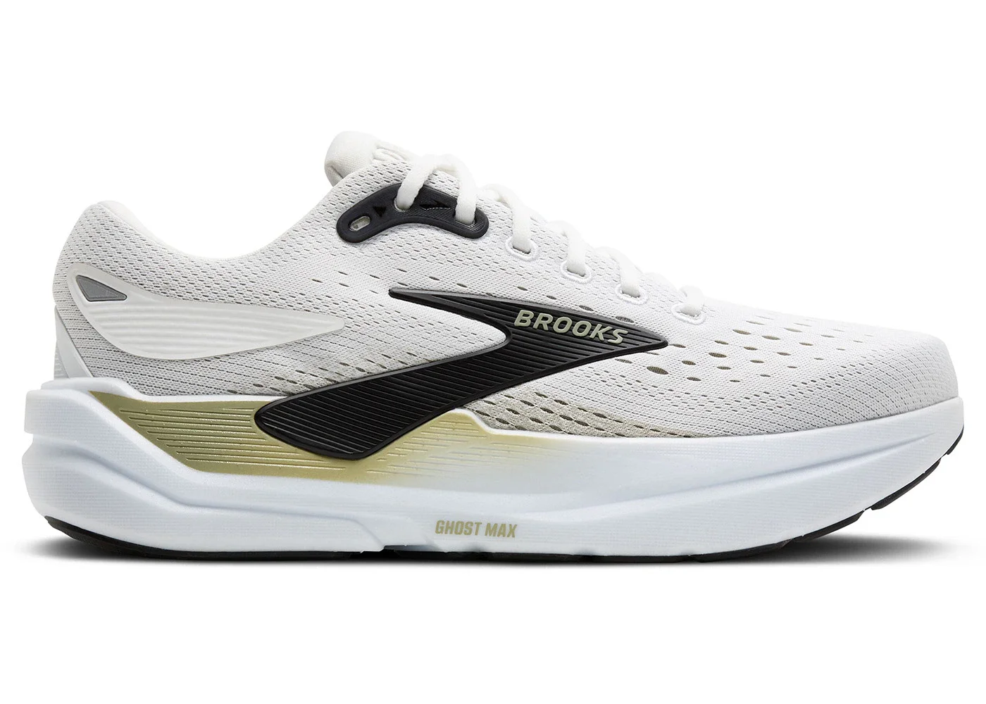 Brooks Ghost Max 3 Bright White Tea Black - 1