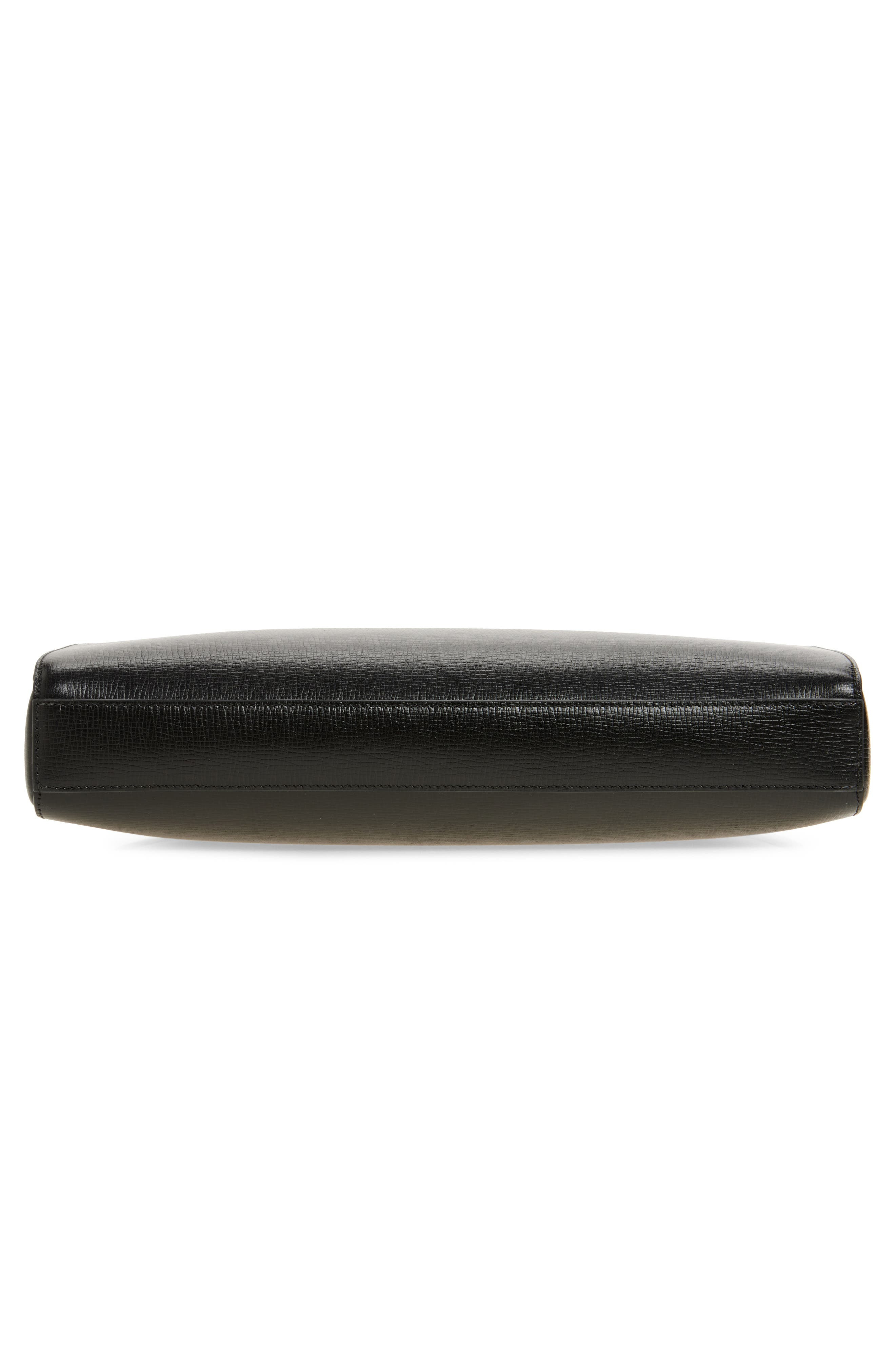 FERRAGAMO Trading Gancio Leather Briefcase in Nero at Nordstrom - 6