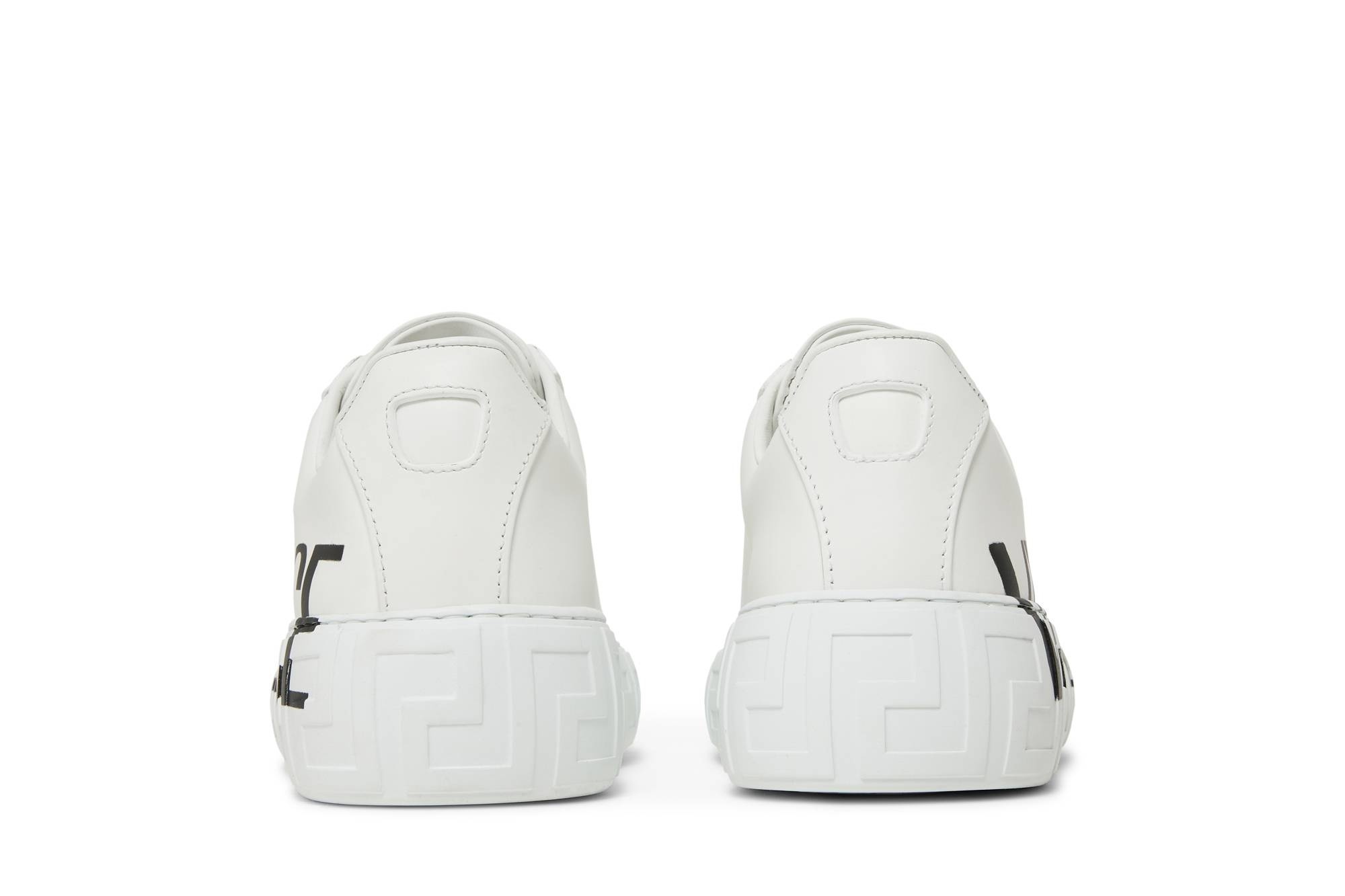 Versace Medusa Low 'Logo Print - White' - 6
