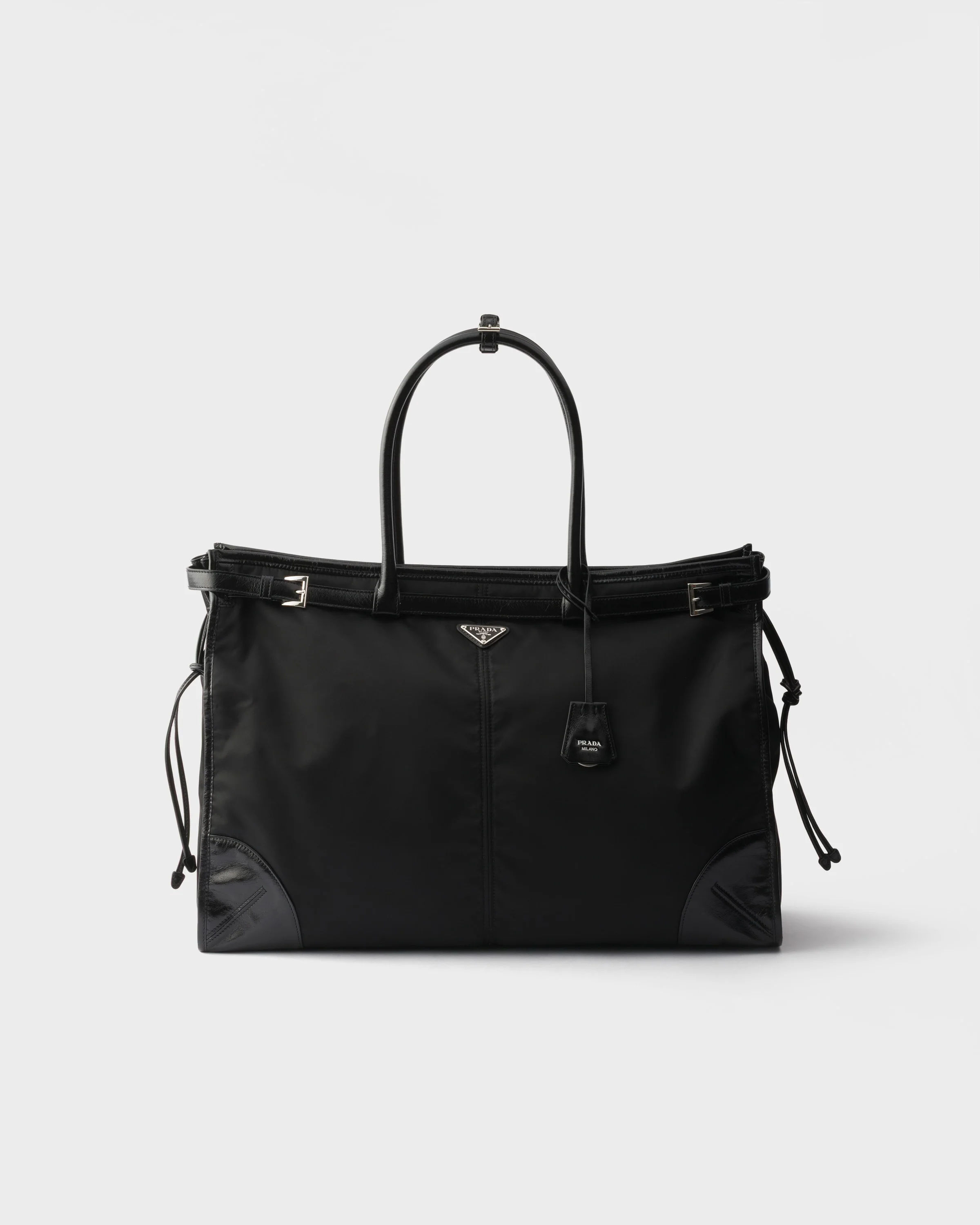 Prada Bonnie Re-Nylon and leather tote bag - 1