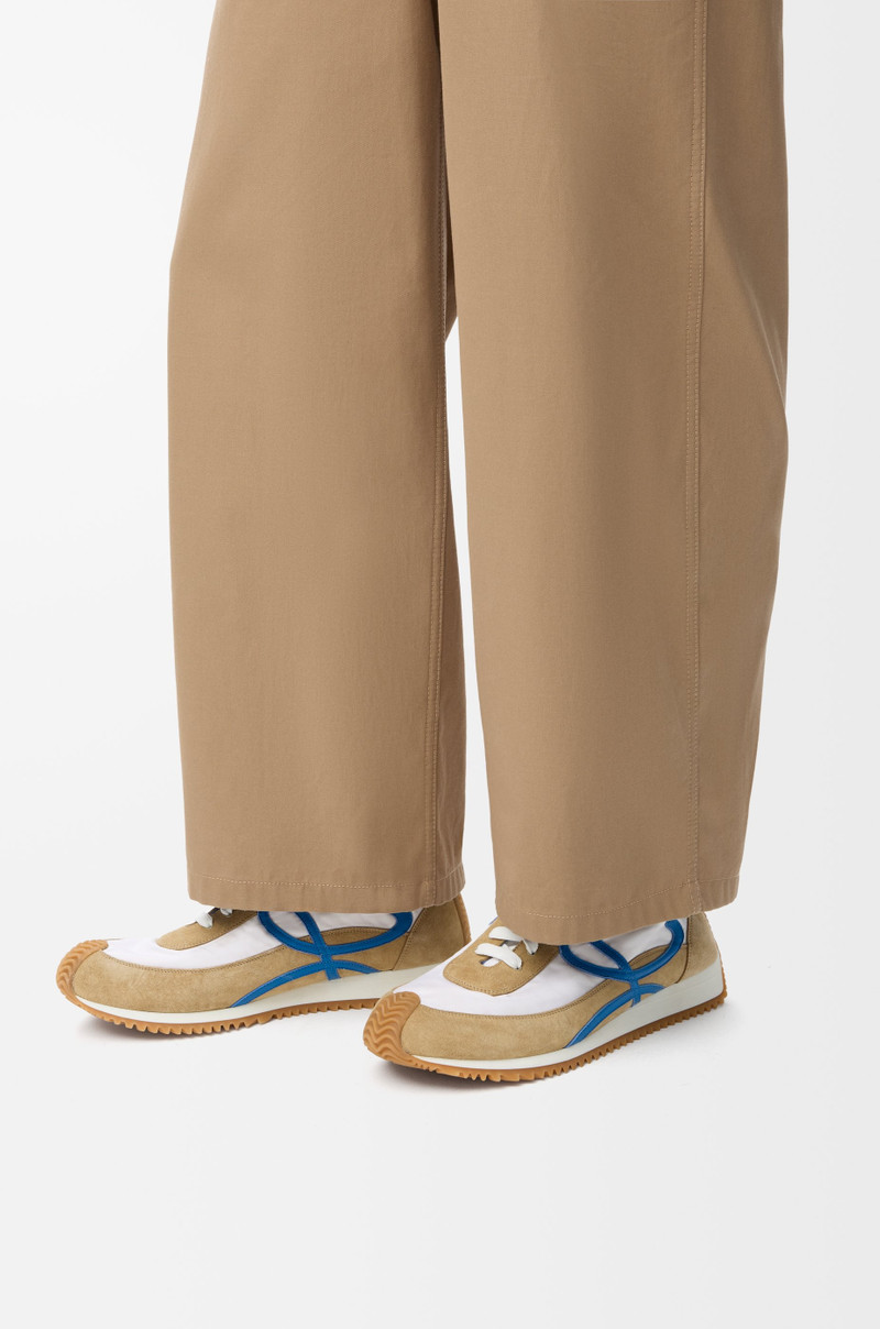 Loewe Flow Runner 2.0 in nylon and suede outlook