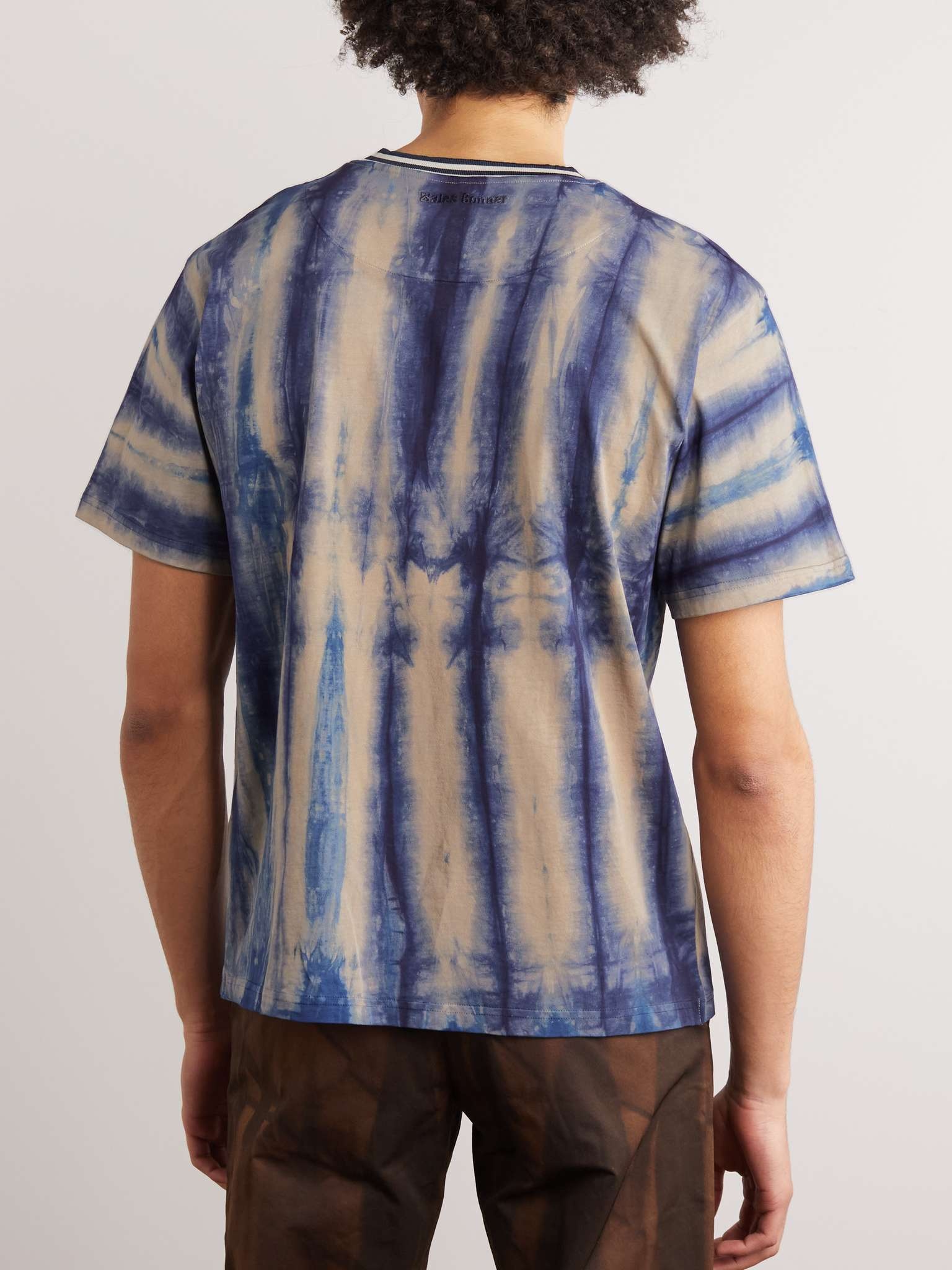 Logo-Embroidered Tie-Dyed Cotton-Jersey T-Shirt - 3