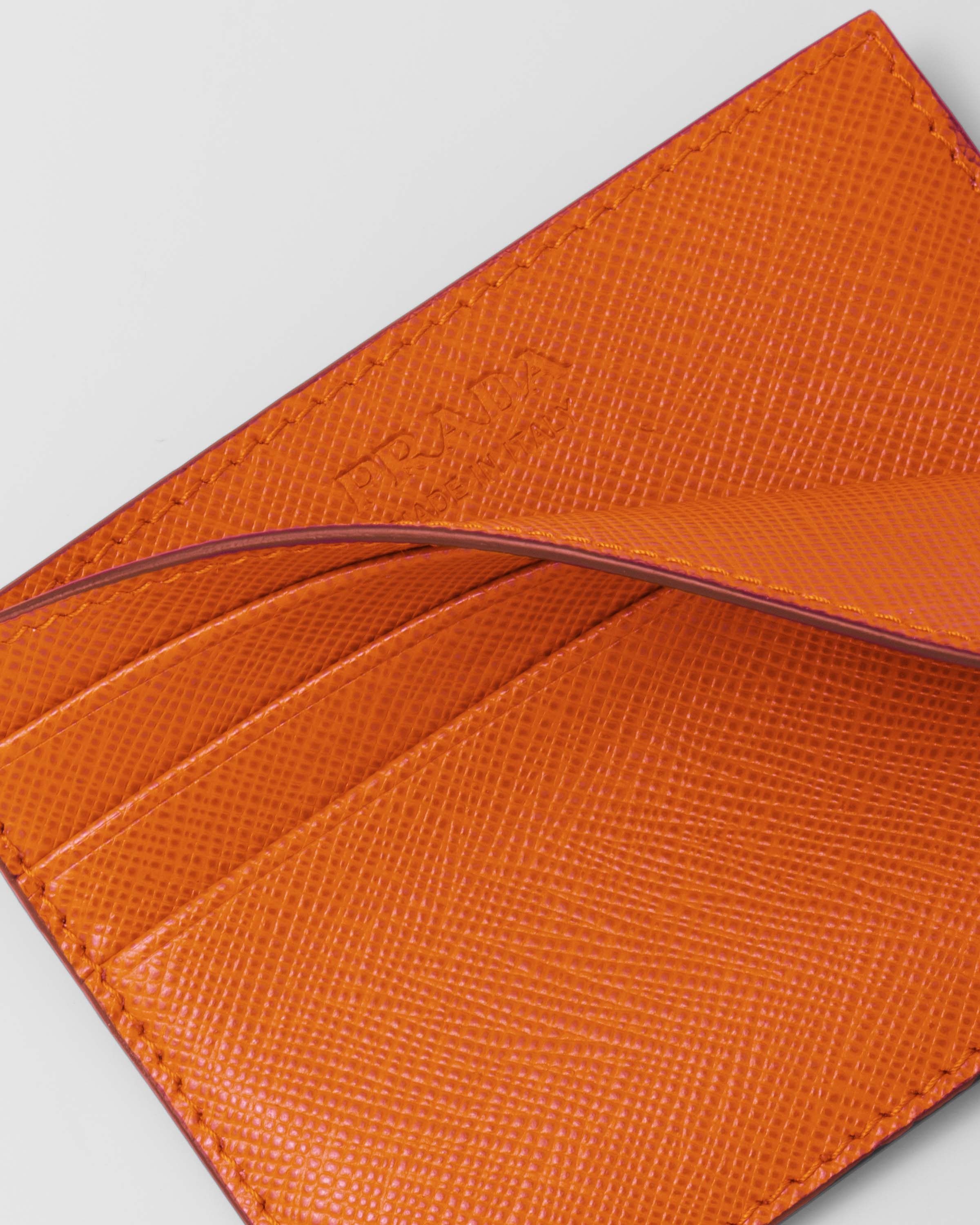 Saffiano leather card holder - 3