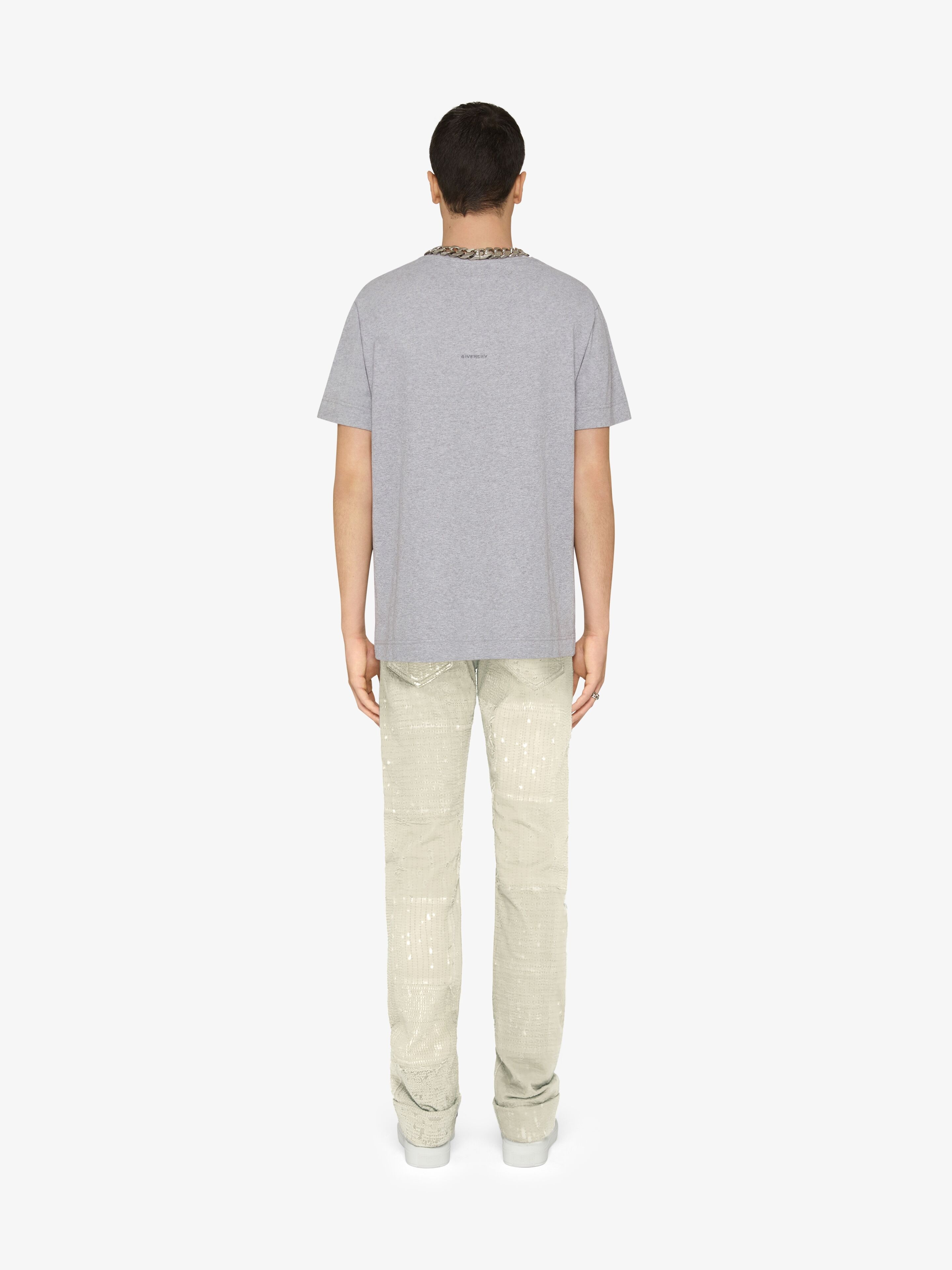 JEANS IN BORO EFFECT DENIM - 4