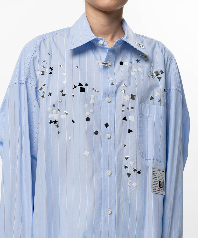 Maison MIHARAYASUHIRO Embellished Stripe Shirt outlook