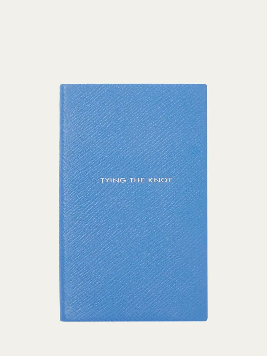 Tying The Knot Panama Leather Notebook - 1