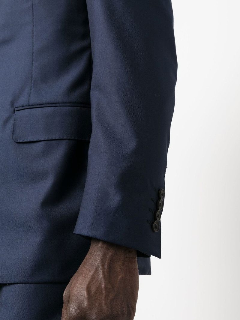 logo-patch single-breasted suit 5