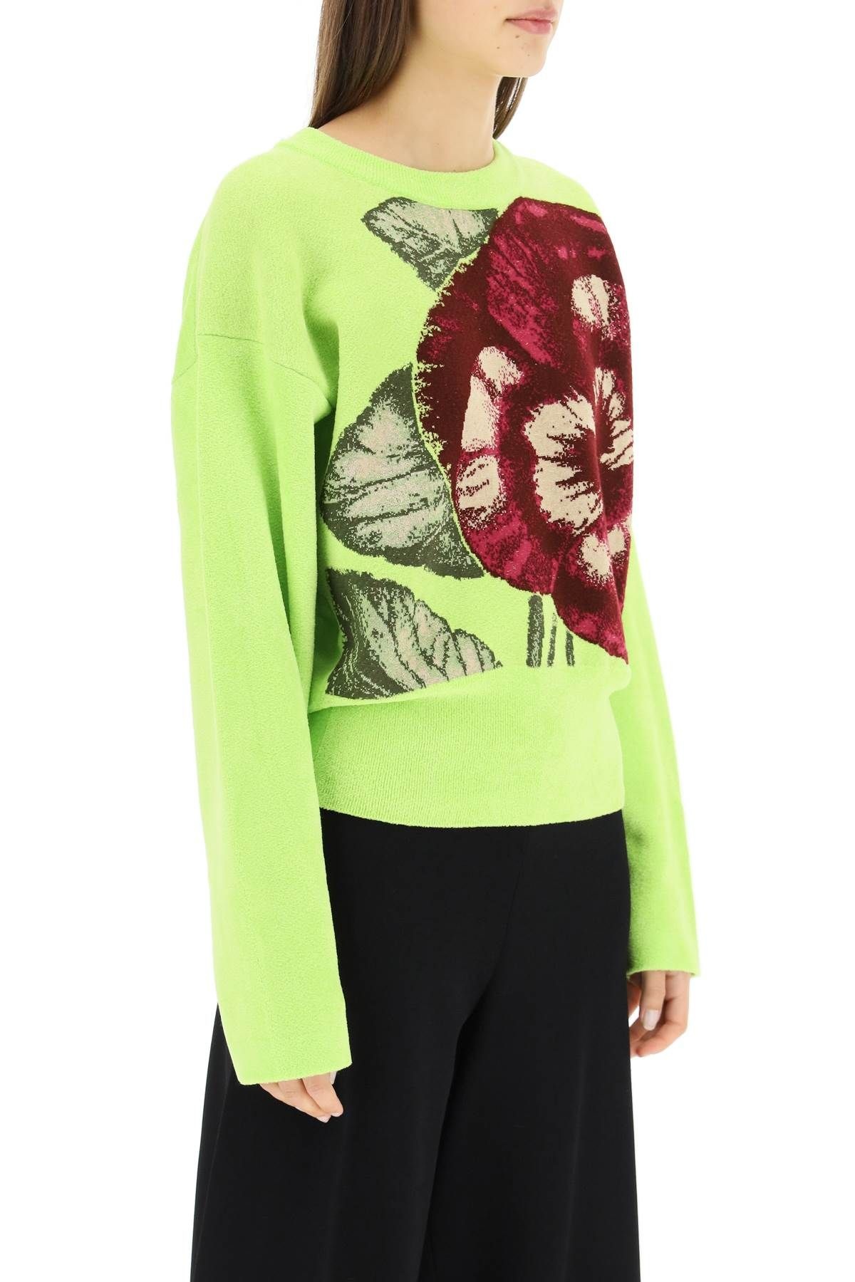 PANSY JACQUARD SWEATER - 3