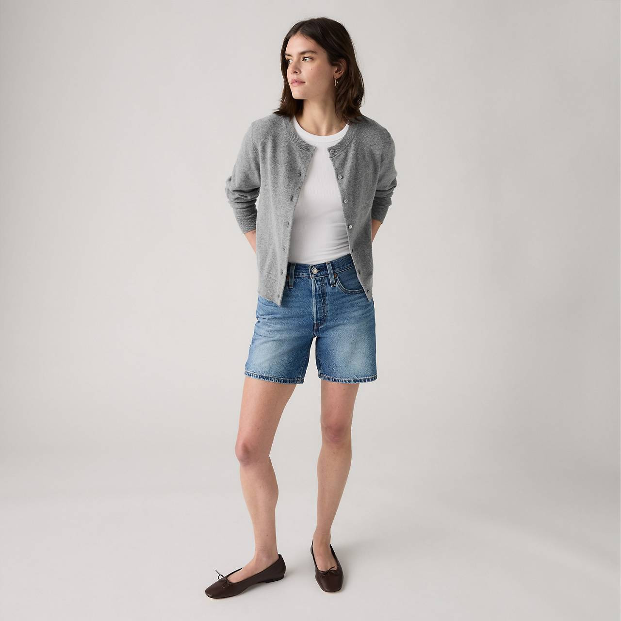 501® ORIGINAL FIT MID-THIGH LIGHTWEIGHT WOMEN'S SHORTS - 3