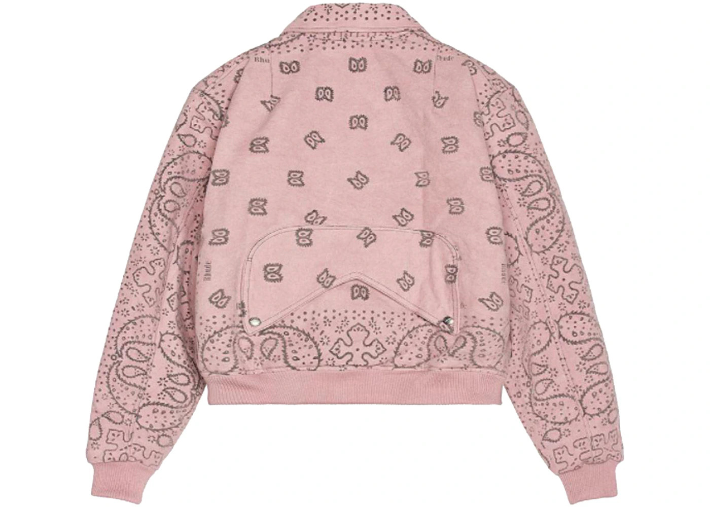 Rhude Bandana Bomber Jacket Purple - 2