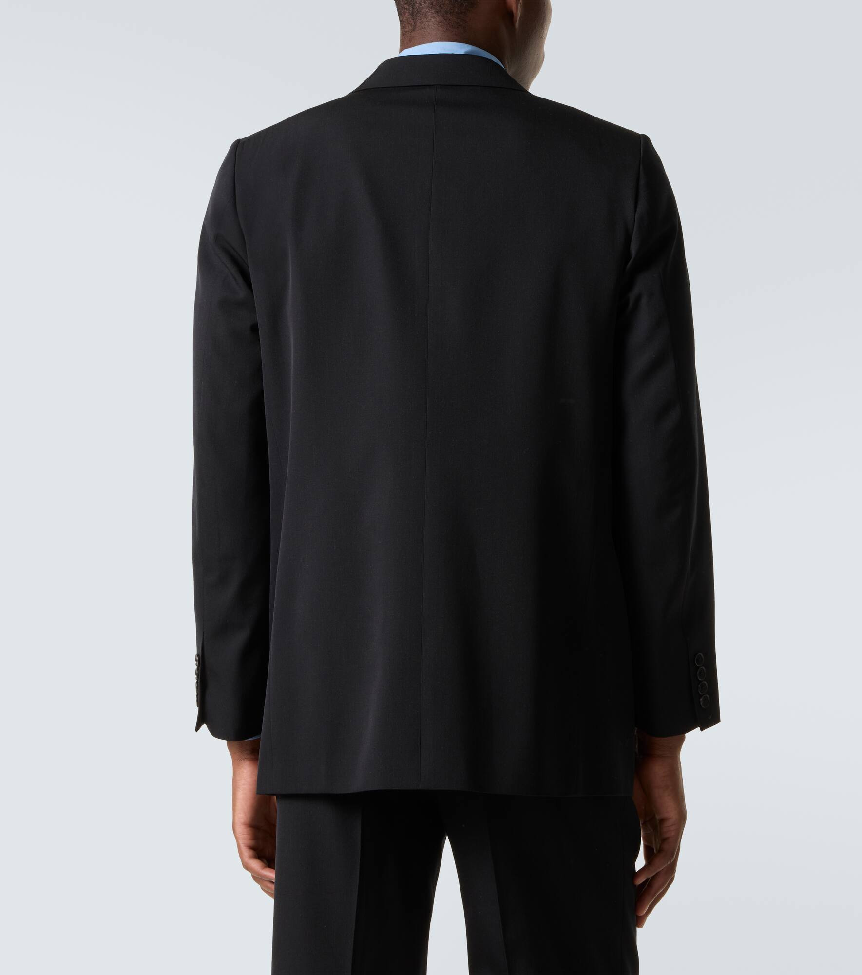 Wool gabardine blazer - 4