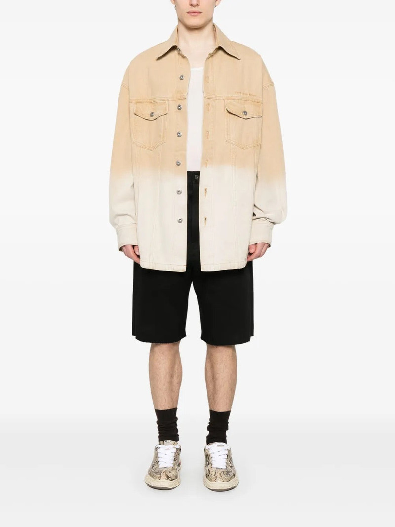 Rick Owens DRKSHDW GETH CUTOFFS DENIM PANTS - BLACK outlook