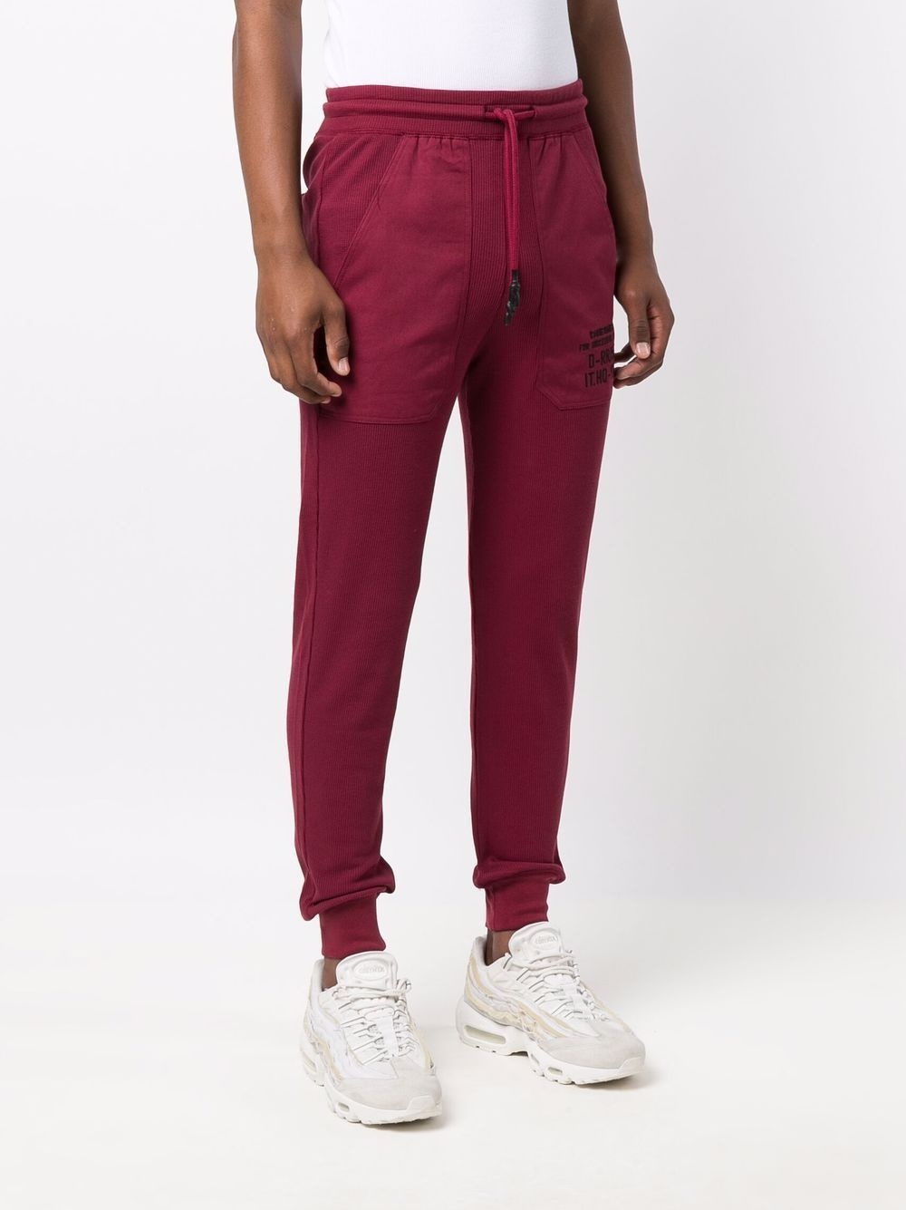 drawstring track pants - 3