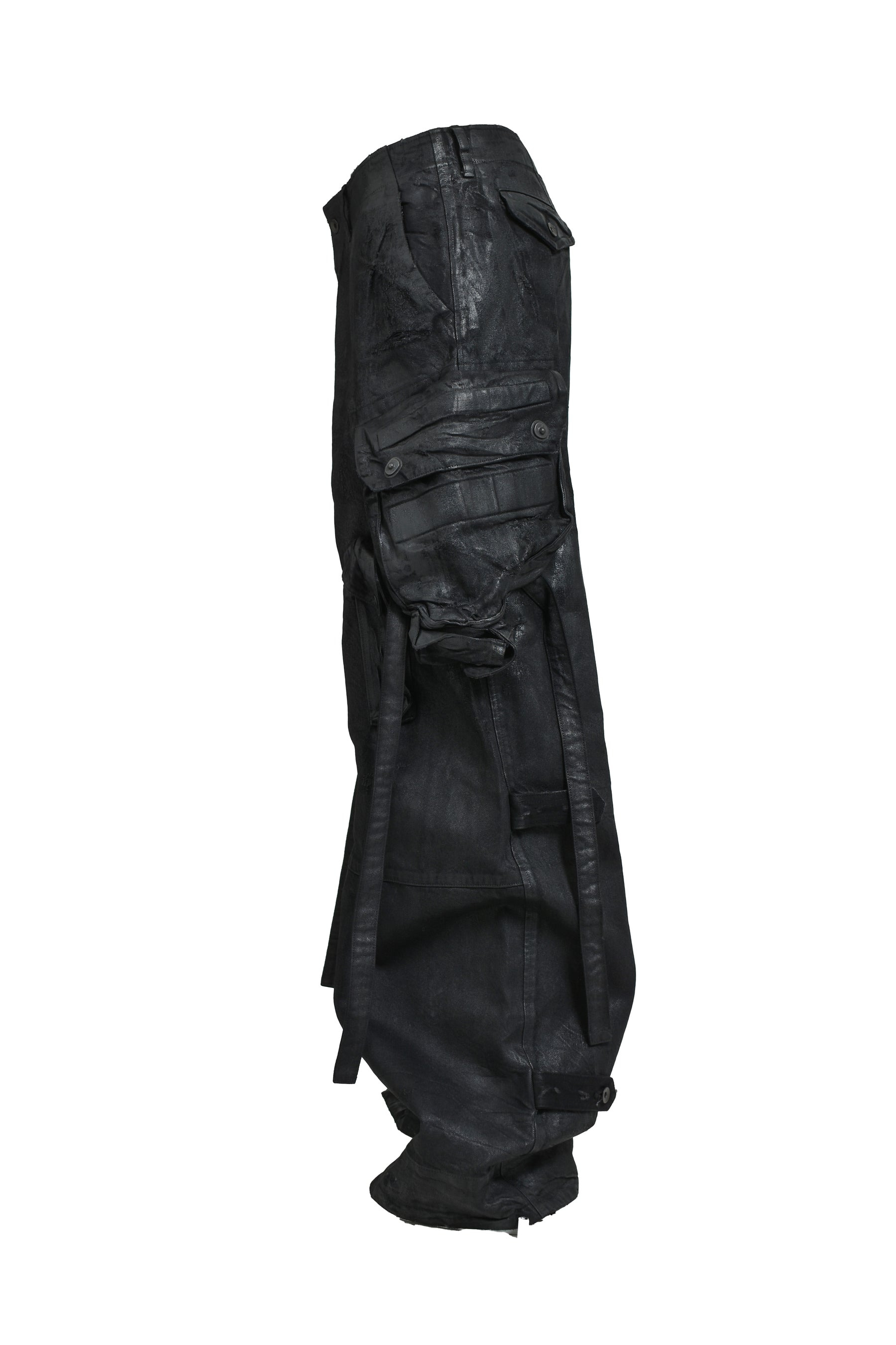 12OZ COATING GASMASK CARGO / BLK WAX - 3